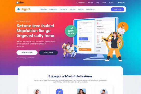SaaS Product Landing Page Project